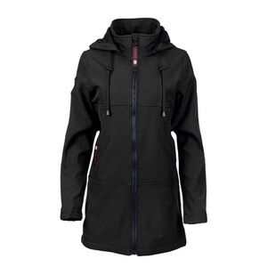 Canada Weather Gear Women's Long Softshell Jacket With Hood